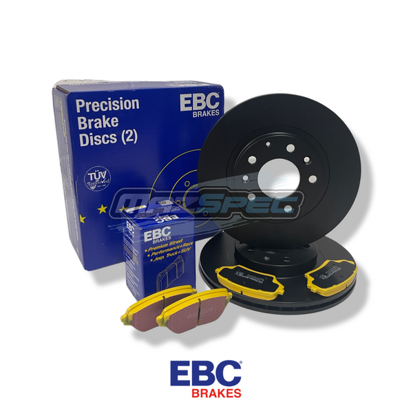 EBC Yellow Stuff Pad & EBC Std Disc Kit - Mazda MX5 MK4 ND/RF 1.5 (15-23) Front