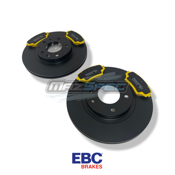 EBC Yellow Stuff Pad & EBC Std Disc Kit - Mazda MX5 MK4 ND/RF 1.5 (15-23) Front