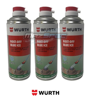 Wurth x3 Rost Off Blue Ice Rust Releasing Agent 400ml - Release Seized Nuts & Bolts