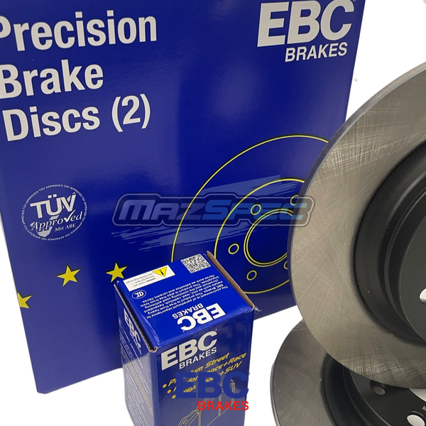 EBC Yellow Stuff Pad & EBC Std Disc Kit - Mazda MX5 MK2/NB (1.8 Sport) (01-05) Rear