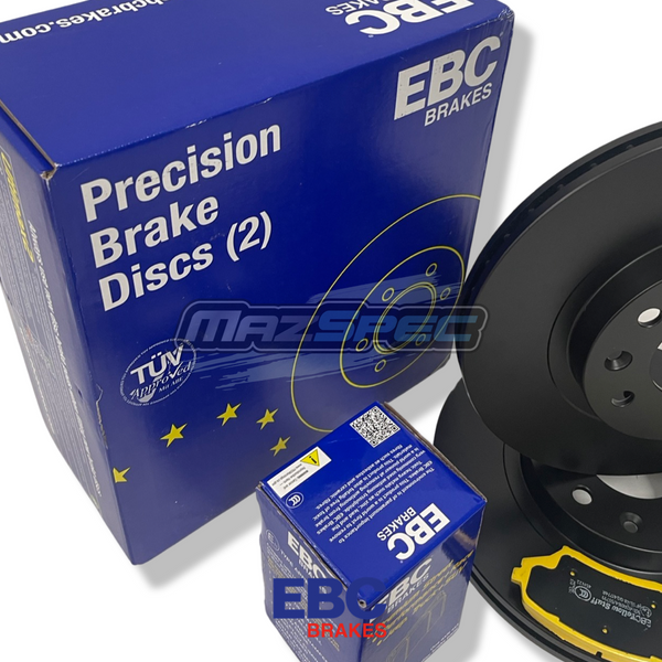 EBC Yellow Stuff Pad & EBC Std Disc Kit - Mazda MX5 MK3/NC (06-15) Front