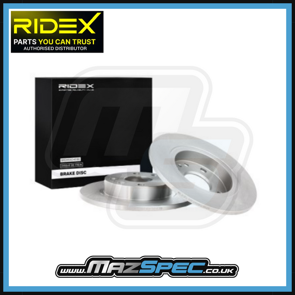 Ridex® Rear Brake Discs Pair • MX-5 MK1 (1.8) / MK2 (1.6/1.8) (94-05)