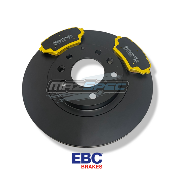 EBC Yellow Stuff Pad & EBC Std Disc Kit - Mazda MX5 MK4 ND/RF 2.0 (15-22) Front