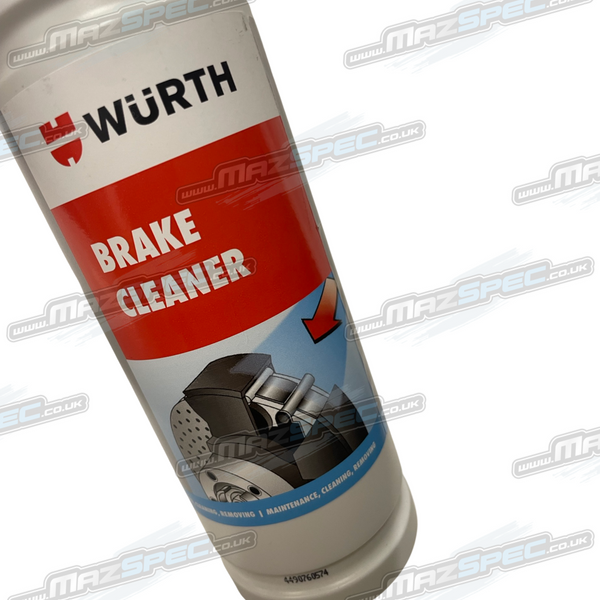 Wurth Brake Cleaner • Removes Dirt, Oil & Grease • x6 Pack 1L Bottle