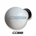 Cobb Tuning Gear Nob - Satin White / Stealth Black - All Marks MX5 (89-Pres)