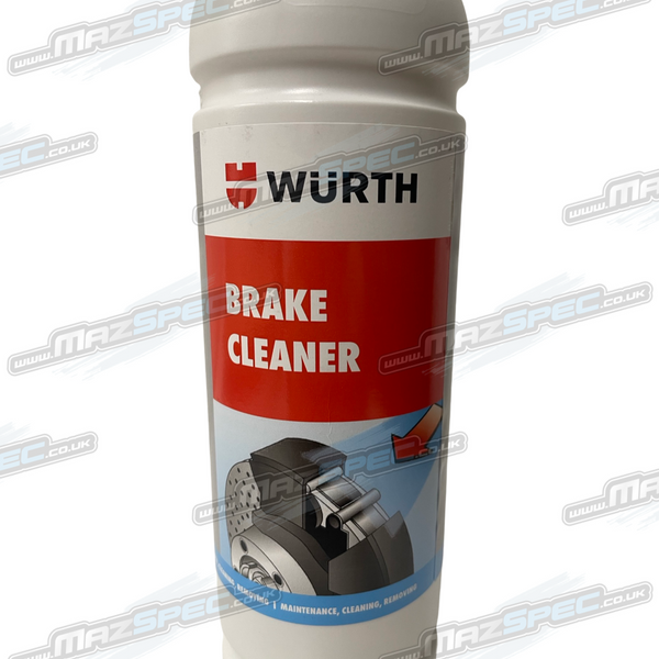 Wurth Brake Cleaner • Removes Dirt, Oil & Grease • x6 Pack 1L Bottle