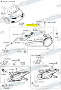 Rear Lamp Fitting Nut - MX5 All MKs (89-Pres)