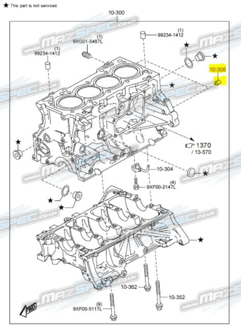 Engine Block Tubular Pin / Dowl - MX5 MK3/NC MK4/ND (06-Pres)