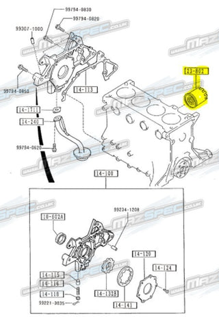 Oil Filter - Mazda MX5 MK1 / MK2 (89-05)