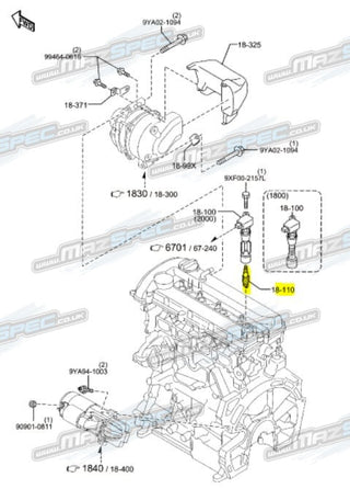 Denso Spark Plug 4 Pack - MX5 MK3/NC (2.0)