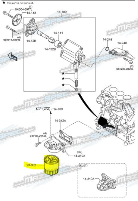 Oil Filter - Mazda MX5 MK3/NC (06-15)