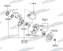 Rear Brake Disc Dust Cover / Backing Plate - Mazda MX5 MK1 / NA (1.6) (89-98)