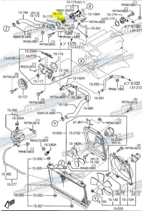 Thermostat - MX5 MK1 / MK2 (89-05)