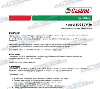 Castrol Edge 5W-30 M (1L) Engine Oil - All MK3/NC (06-15)