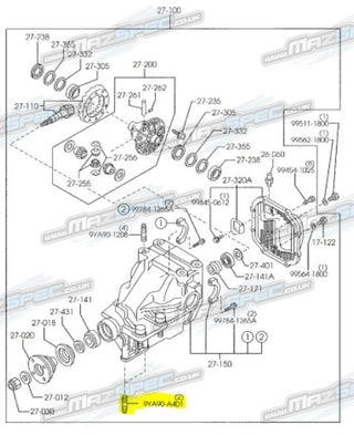 Differential / PPF Lower Fixing Stud - MX5 MK3/NC (06-15) / RX8