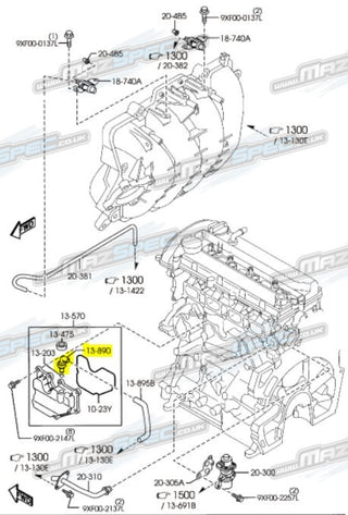 PCV Valve / Breather Valve - MX5 MK3 / NC (06-15)