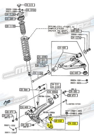 Lower Ball Joint Front - MK1 / MK2 (89-05)