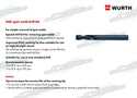 Wurth HSS Spot Weld Drill Bit • Removal of Spot Welds • 8mm