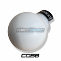 Cobb Tuning Gear Nob - Satin White / Stealth Black - All Marks MX5 (89-Pres)