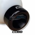 Cobb Tuning Gear Nob - Satin White / Stealth Black - All Marks MX5 (89-Pres)