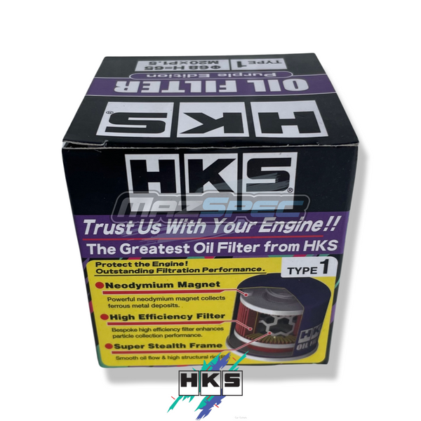 HKS High Flow Oil Filter - Purple Limited Edition -  MK1 / MK2 / MK4