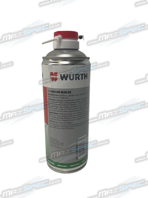 Wurth Rost Off Blue Ice Rust Releasing Agent • Release Seized Nuts & Bolts • x3 Pack 400ml