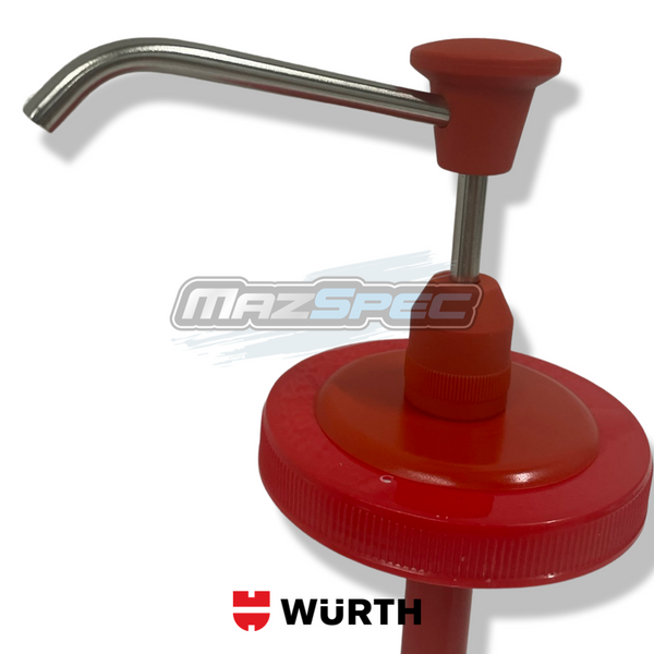 Wurth 4 Litre Heavy Duty Natural Hand Cleaner & Hand Pump Dispenser (Solvent, Silicone, Plastic Free)