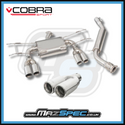 Cobra Sport Duel Exit Cat Back Performance Exhaust (Resonated) • Mazda MX5 MK4/ND RF (2015-Pres)