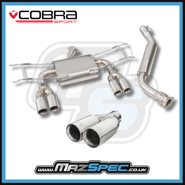 Cobra Sport Duel Exit Cat Back Performance Exhaust (Resonated) • Mazda MX5 MK4/ND RF (2015-Pres)