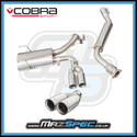 Cobra Sport Centre Exit Cat Back Performance Exhaust (Resonated) • Mazda MX5 MK4/ND (15-24)