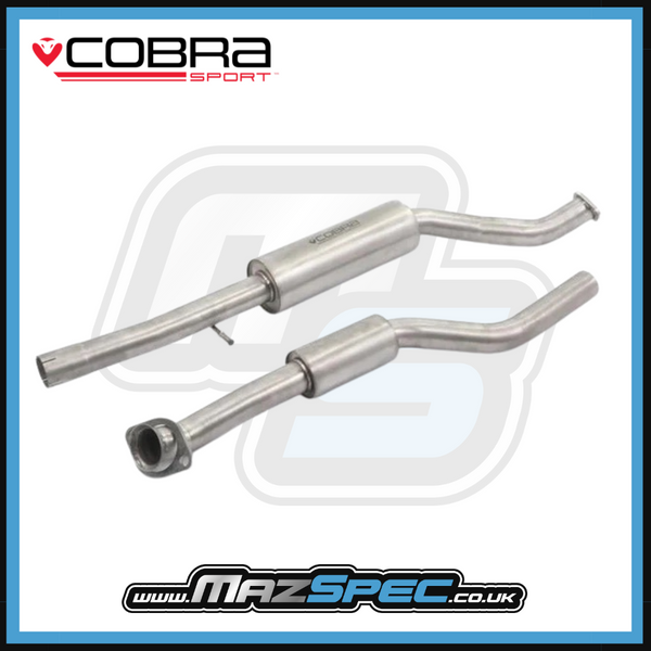 Cobra Sport De-Cat Front and Centre Performance Exhaust • MX-5 MK3/NC (06-15)