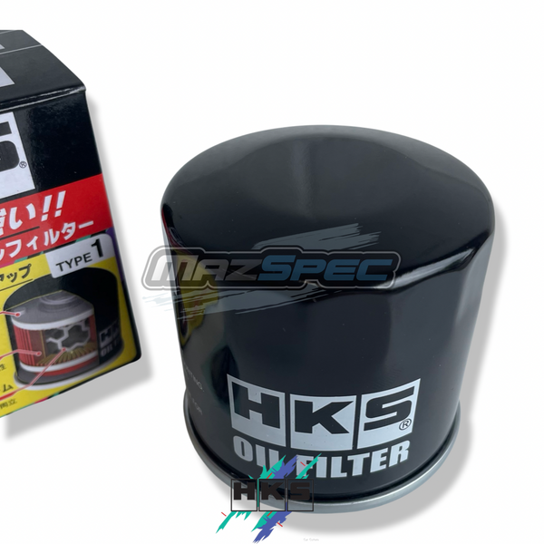 HKS High Flow Oil Filter - Black - MK1 / MK2 / MK4