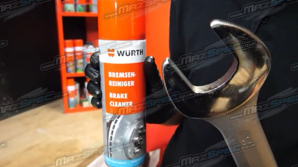 Wurth Brake Cleaner • Removes Dirt, Oil & Grease  • 500ml Aerosol