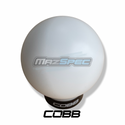 Cobb Tuning Gear Nob - Satin White / Stealth Black - All Marks MX5 (89-Pres)