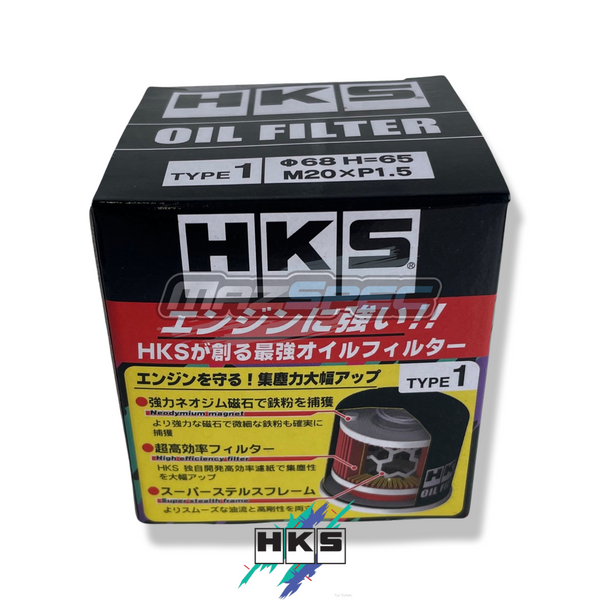 HKS High Flow Oil Filter - Black - MK1 / MK2 / MK4