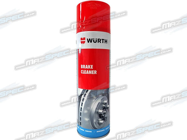 Wurth Brake Cleaner • Removes Dirt, Oil & Grease  • x12 Pack 500ml Aerosol Bulk Deal