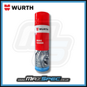 Wurth Brake Cleaner • Removes Dirt, Oil & Grease  • x12 Pack 500ml Aerosol Bulk Deal