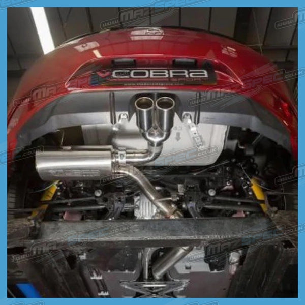 Cobra Sport Centre Exit Cat Back Performance Exhaust (Resonated) • Mazda MX5 MK4/ND (15-24)