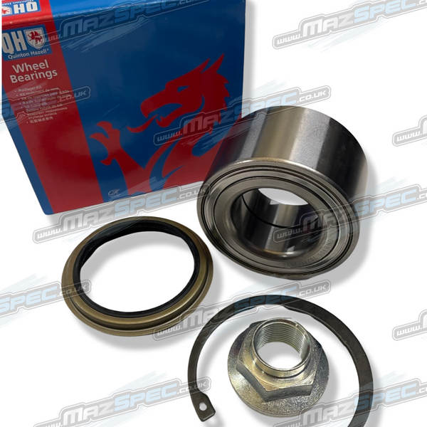 Rear Wheel Bearing Kit With Nut & Clip - Mazda MX5 MK3/NC (06-15)