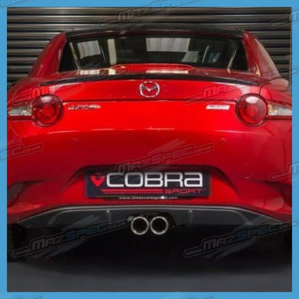 Cobra Sport Centre Exit Cat Back Performance Exhaust (Resonated) • Mazda MX5 MK4/ND (15-24)