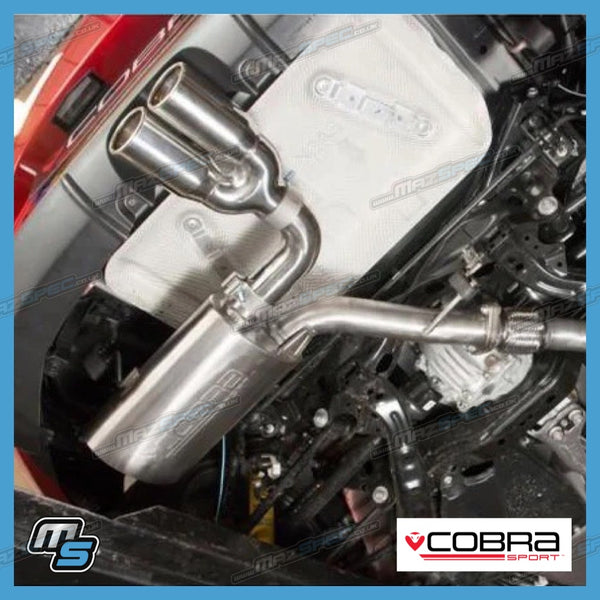 Cobra Sport Centre Exit Cat Back Performance Exhaust (Non Resonated) • Mazda MX5 MK4/ND (15-24)