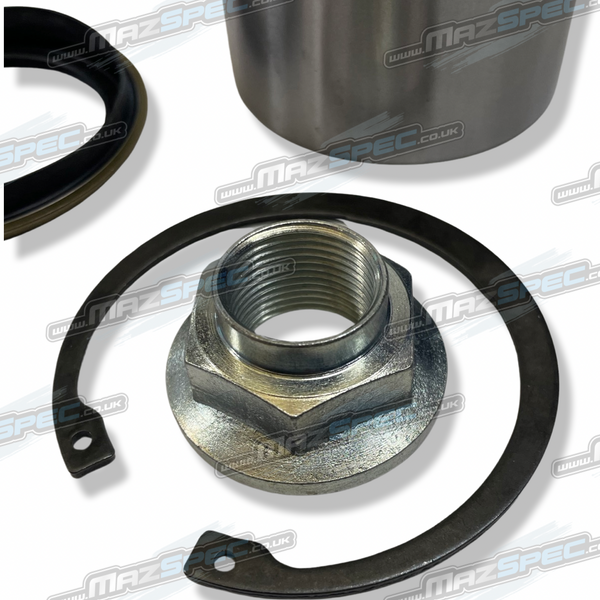 Rear Wheel Bearing Kit With Nut & Clip - MX5 MK1 / MK2 (89-05)