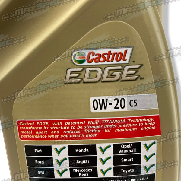 Castrol Edge 0W-20 C5 (1L) Engine Oil - All MK4 (15-Pres)