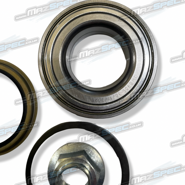 Rear Wheel Bearing Kit With Nut & Clip - MX5 MK1 / MK2 (89-05)