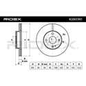 Ridex® Front Brake Discs Pair • MX-5 MK1 (1.8) / MK2 (1.6/1.8) (94-05)