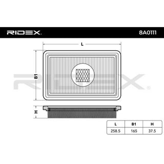 Ridex® Air Filter • MX-5 MK2/NB (98-05)