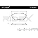 Ridex® Front Brake Pads • MX-5 MK1 (1.8) / MK2 (1.6/1.8) (94-05)