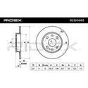 Ridex® Rear Brake Discs Pair • MX-5 MK1/NA (1.6) (89-97)