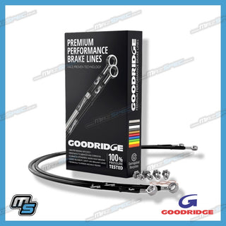 Goodridge Stainless Steel Braided Brake Line Kit - Mazda MX5 MK2 2.5 (With Big Brake Kit) 01-05 Sport