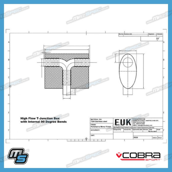 Cobra Sport Quieter Road Type Rear Performance Exhaust Mazda Mx5 Mk3 Mazspec